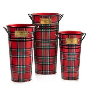 Tartastic Flower Buckets - Set of 3