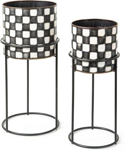Check It Out Planters, Set of 2