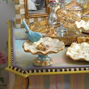 Parchment Check Ring Dish