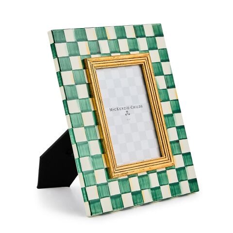 Emerald Check 4'' x 6'' Frame