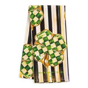 Dancing Clovers Dish Towel
