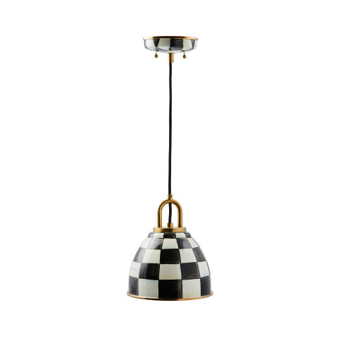 Courtly Check 20 cm Dome Pendant Lamp