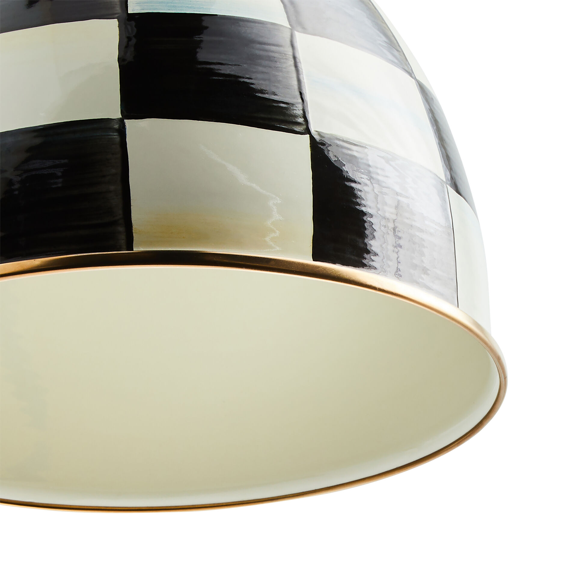 Courtly Check 20 cm Dome Pendant Lamp