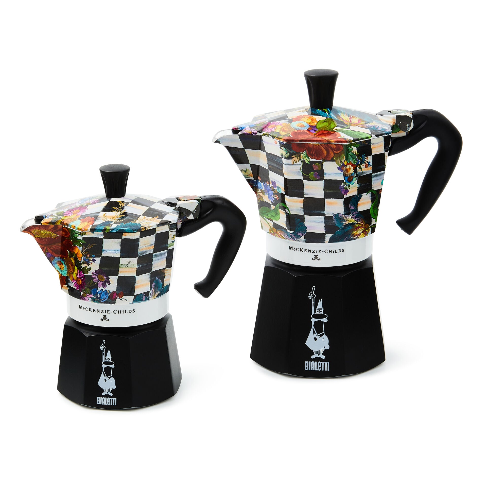 Courtly Flower Market 3 Cup Moka Pot