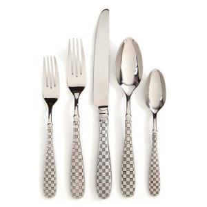 Check Flatware - 5-Piece Place Setting