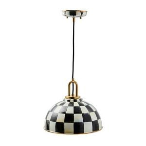 Courtly Check 12'' Dome Pendant Lamp