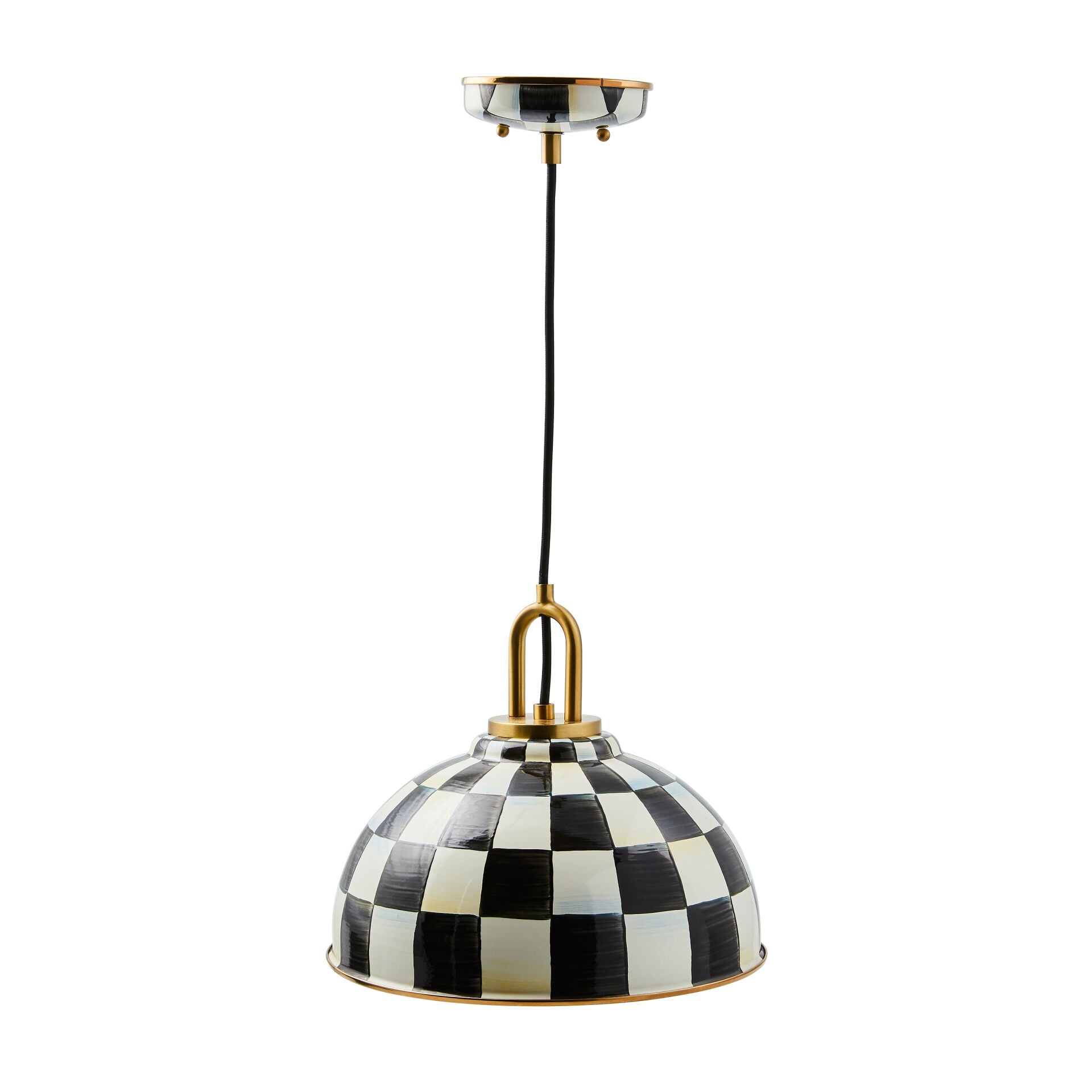 Courtly Check 30 cm Dome Pendant Lamp