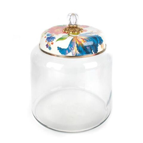 Flower Market Storage Canister - White - Big
