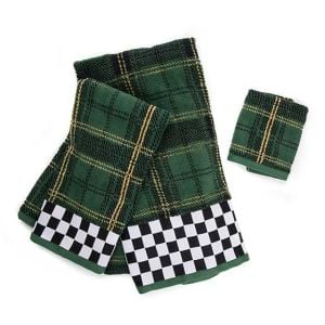 Evergreen Plaid Bath Towel