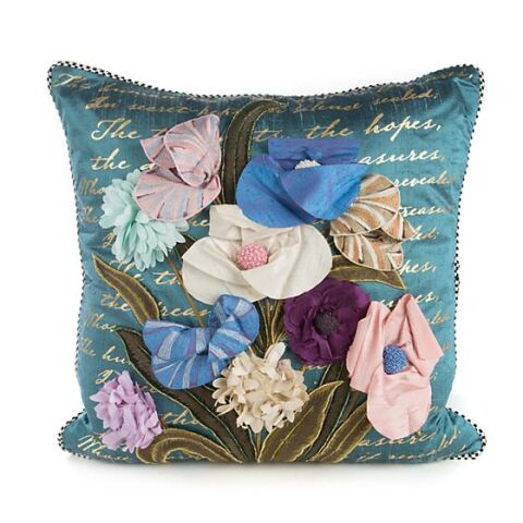 Bronte's Poetry Square Pillow