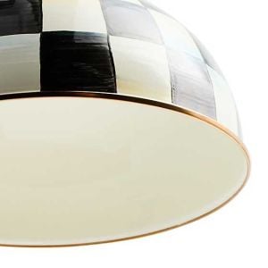 Courtly Check 18'' Dome Pendant Lamp