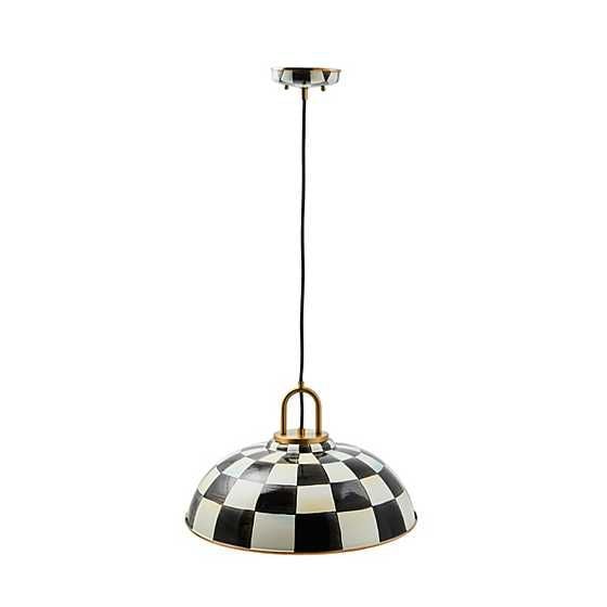 Courtly Check 18'' Dome Pendant Lamp