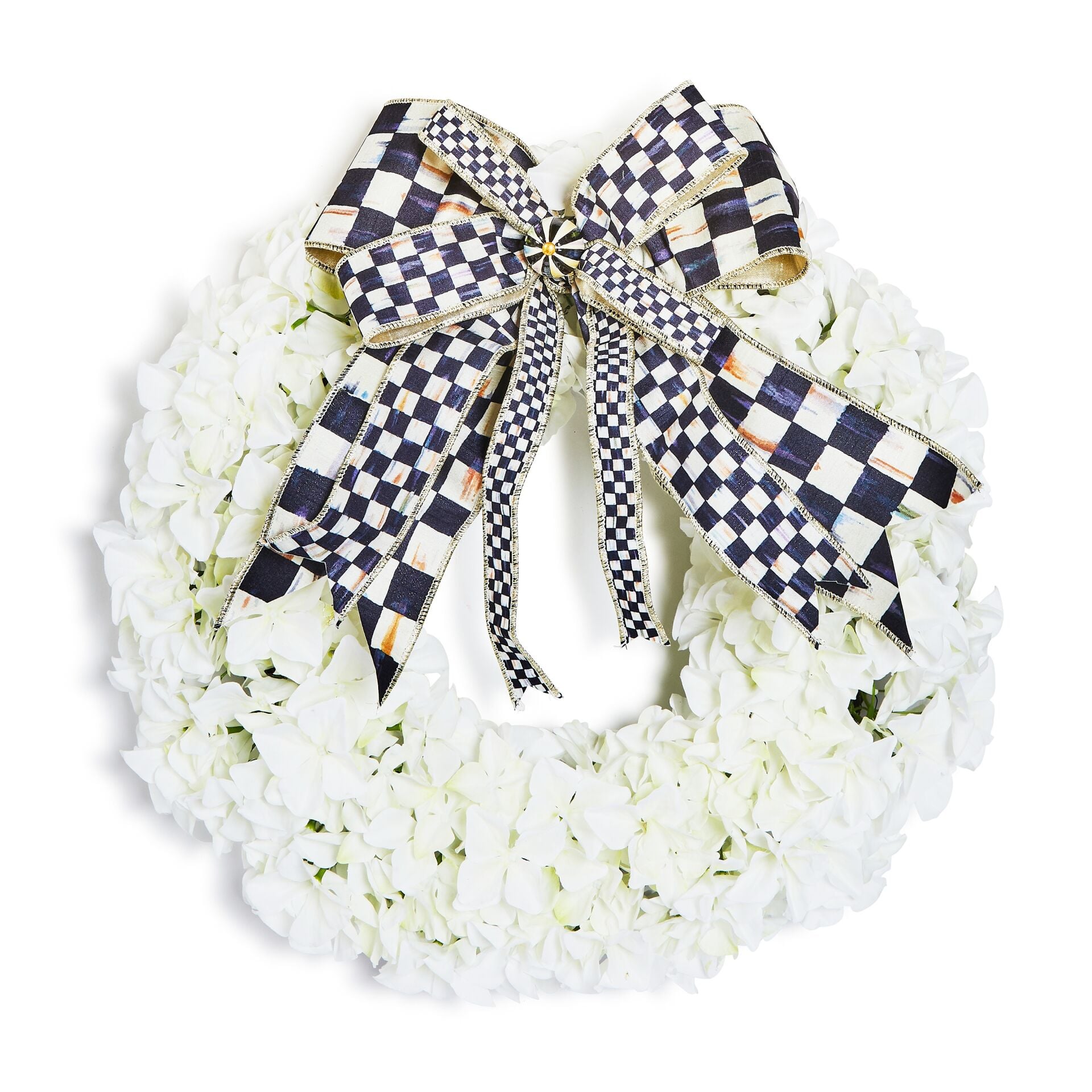 White Hydrangea 22'' Wreath