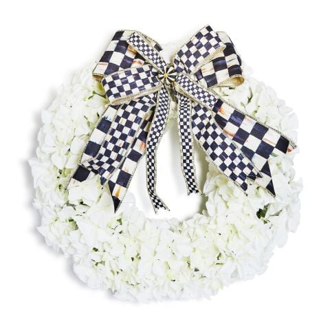 White Hydrangea 22'' Wreath