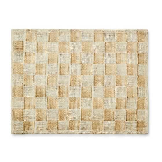Flax Sinamay Placemats, Set of 4