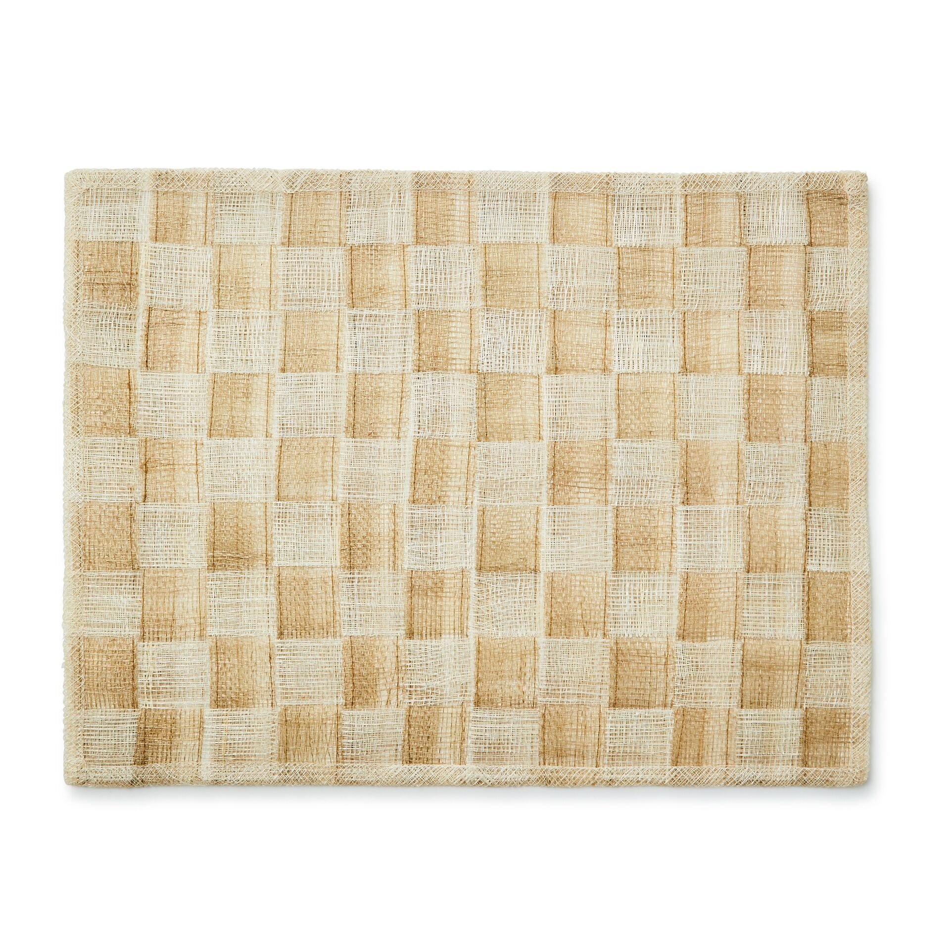 Flax Sinamay Placemats, Set of 4