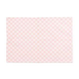 Pink Check Placemat, Set of 4