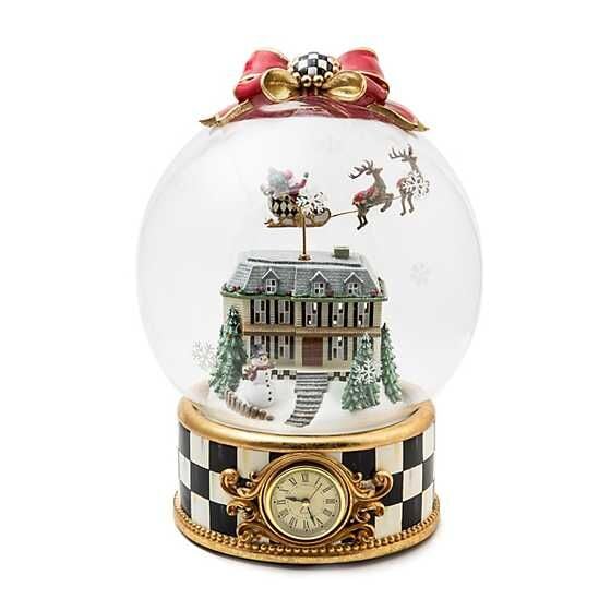 Christmas Magic Globe Clock