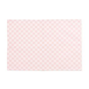 Pink Check Placemat, Set of 4