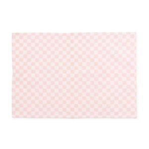 Pink Check Placemat, Set of 4