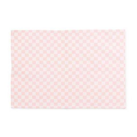 Pink Check Placemat, Set of 4