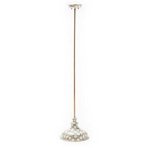 Sterling Check Barn Pendant Lamp -12''