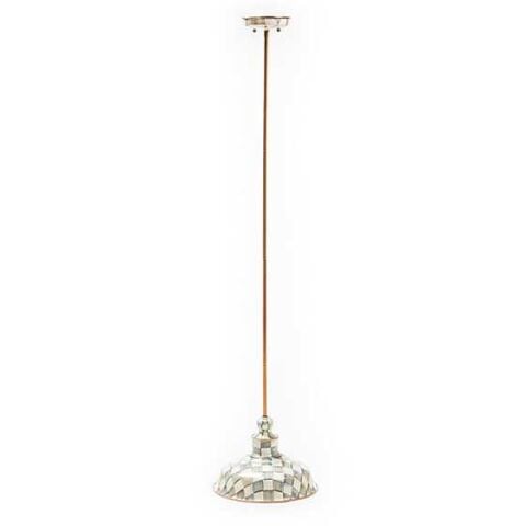 Sterling Check Barn Pendant Lamp -12''