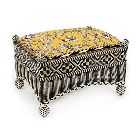 Queen Bee Courtyard Outdoor Ottoman