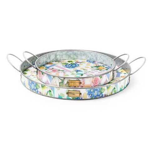 Wildflowers Serving Trays Set of 2