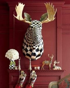 Courtly Check Moose Head