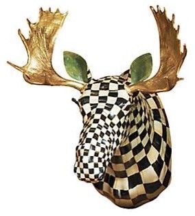 Courtly Check Moose Head
