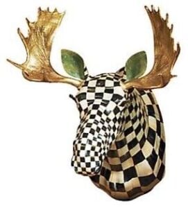 Courtly Check Moose Head