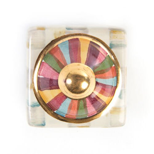 Petit Four Square Knob - Foxtrot