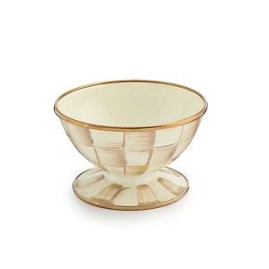 Mocha Check Ice Cream Dish