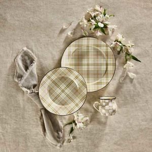 Tartan Latte Charger/Plate
