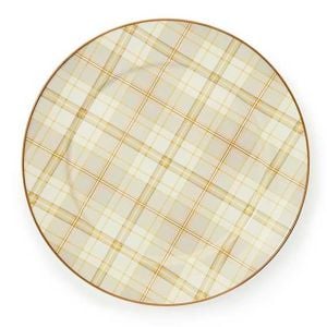 Tartan Latte Charger/Plate