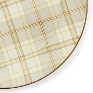 Tartan Latte Charger/Plate