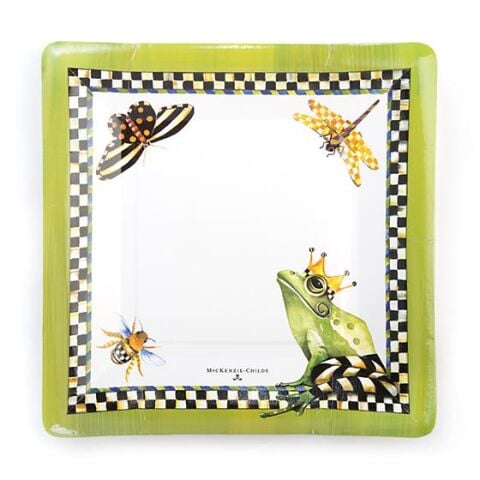 Frog Paper Plates - Salad/Dessert