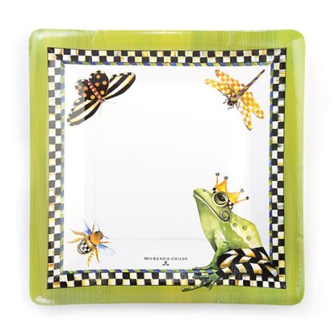 Frog Paper Plates - Salad/Dessert