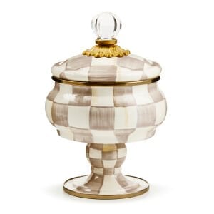 Mocha Check Curiosity Pot