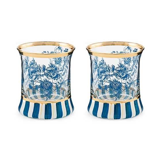 Royal English Garden Tumbler Glass, Set of 2