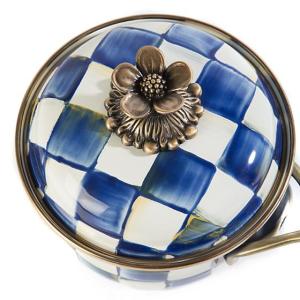 Royal Check Enamel 1 Qt. Saucepan