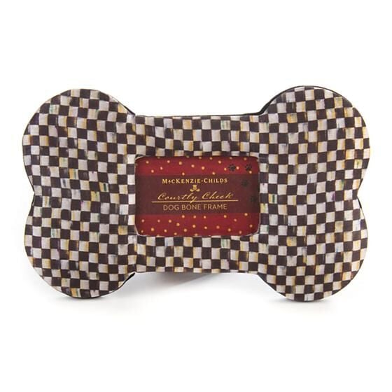 Courtly Check Dog Bone Frame
