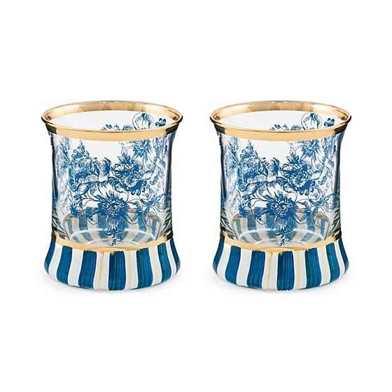 Royal English Garden Tumbler Glass, Set of 2