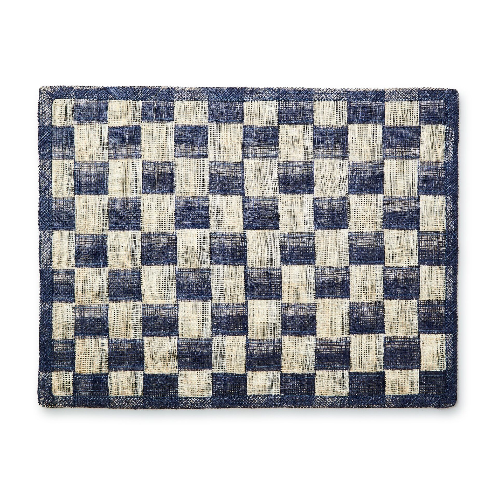 Navy Sinamay Placemats Set of 4