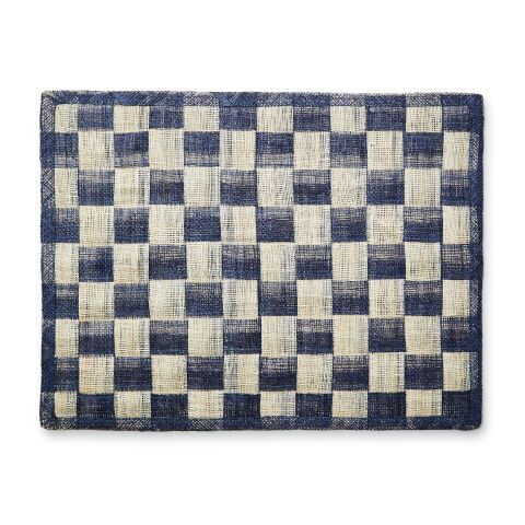 Navy Sinamay Placemats Set of 4