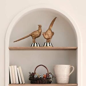 Golden Pheasant Figures - Set of 2