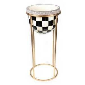 Courtly Check Plant Stand - Tall