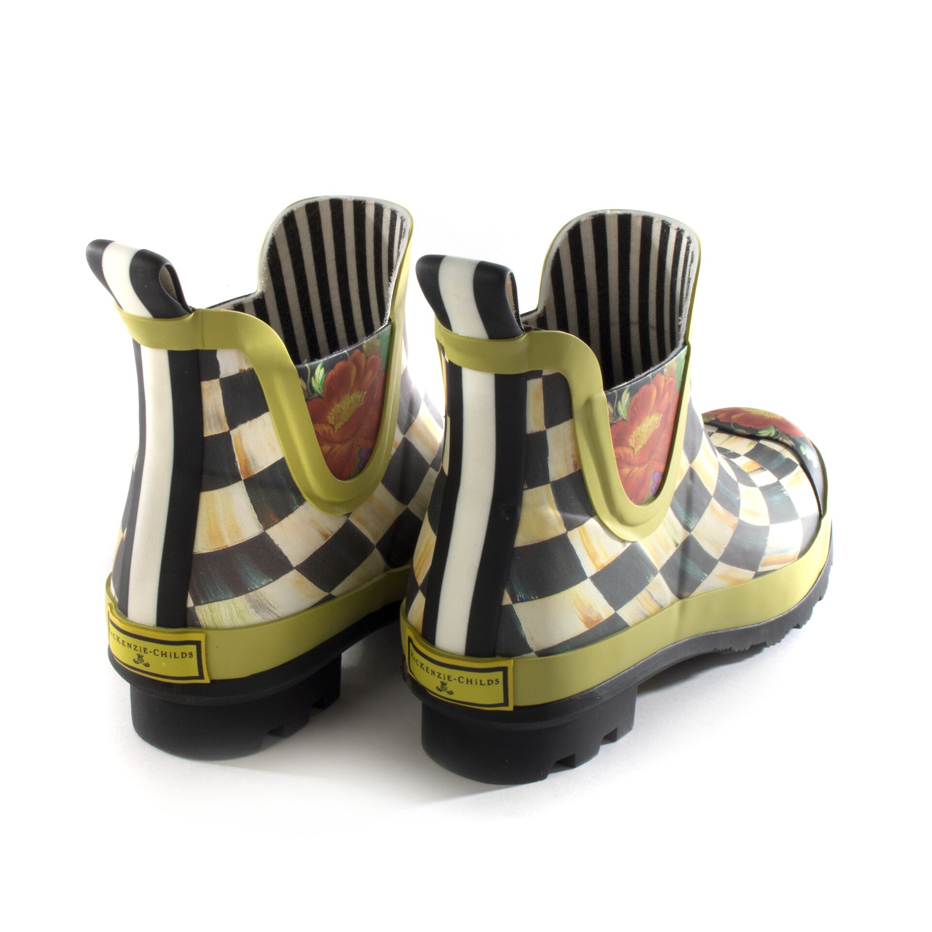 Courtly Check Rain Boots - Short - Size 9