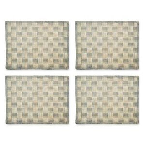 Grey Sinamay Placemats, Set of 4